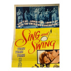 Vintage 1964 Sing & Swing Movie Poster
