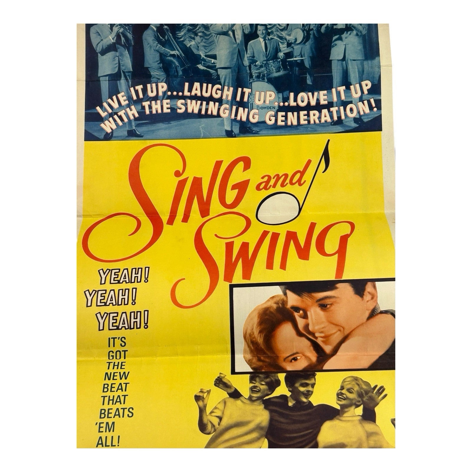 Vintage 1964 Sing & Swing Movie Poster