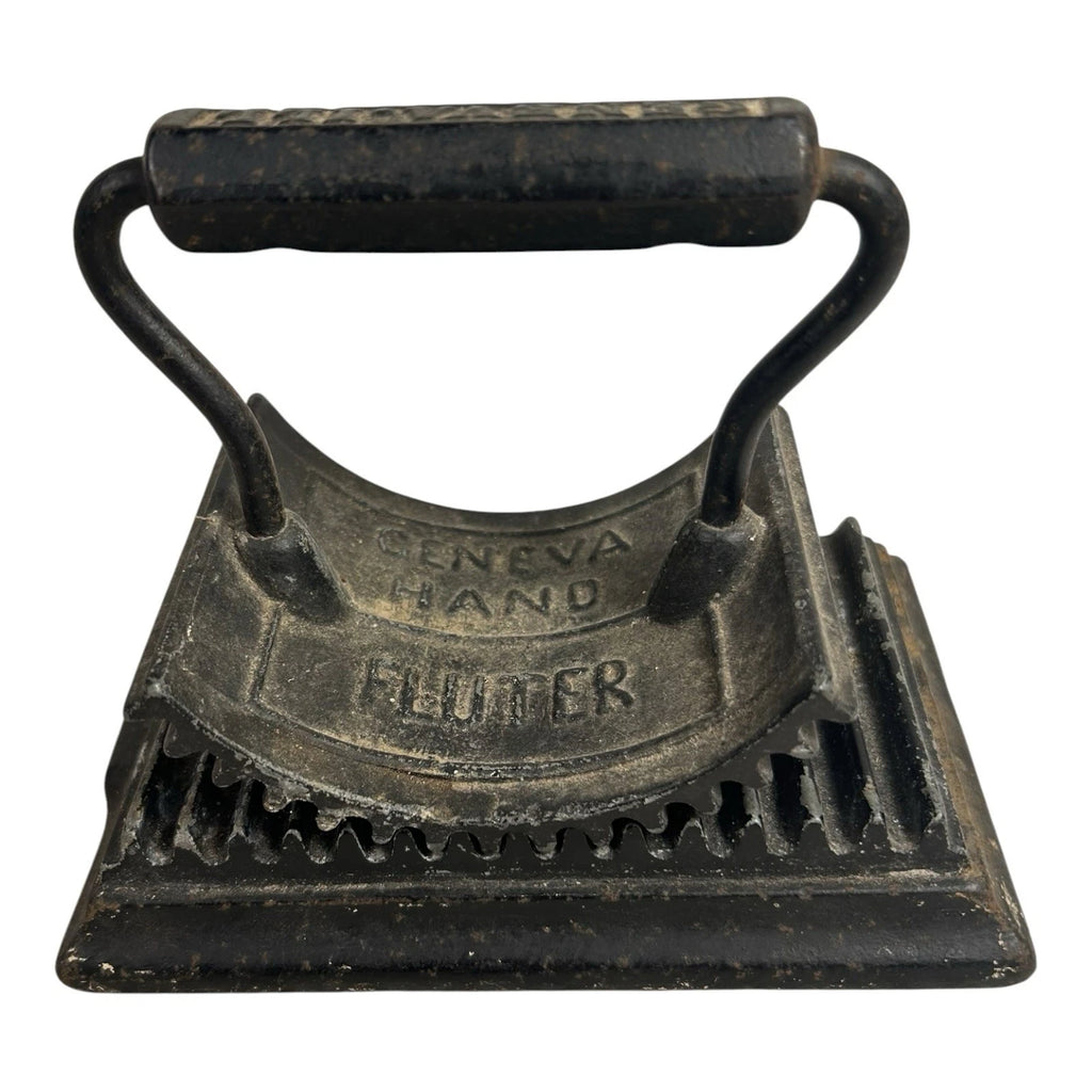 Antique Cast Iron Geneva Hand Fluter Geneva ILL 1866