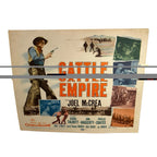 Vintage Western Movie Lobby Card Cattle Empire 1958