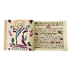 Antique Paul Dumas French Linen Cloth Children's Bible Book Creation Story