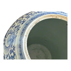 Antique Chinese Qing Blue & White Porcelain Double Happiness Wedding Ginger Jar