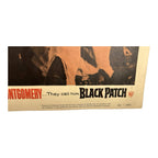 Vintage Western Movie Lobby Card Black Patch 1957