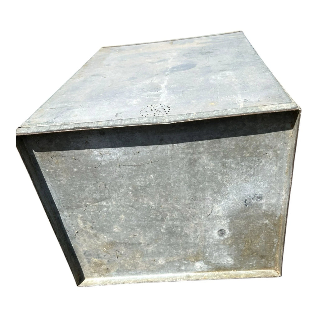 Antique Home Country Comfort Tin Bread & Cake Galvanized Warmer Pie Safe