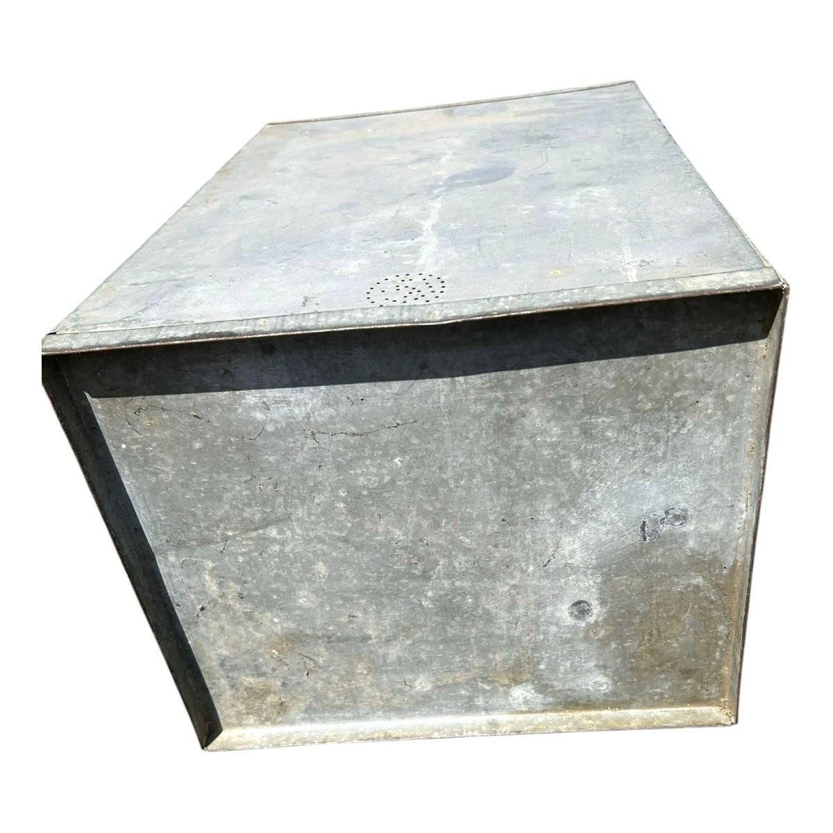 Antique Home Country Comfort Tin Bread & Cake Galvanized Warmer Pie Safe