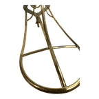 Vintage English Saddle Horse Head Brass Saddle Rack Bracket