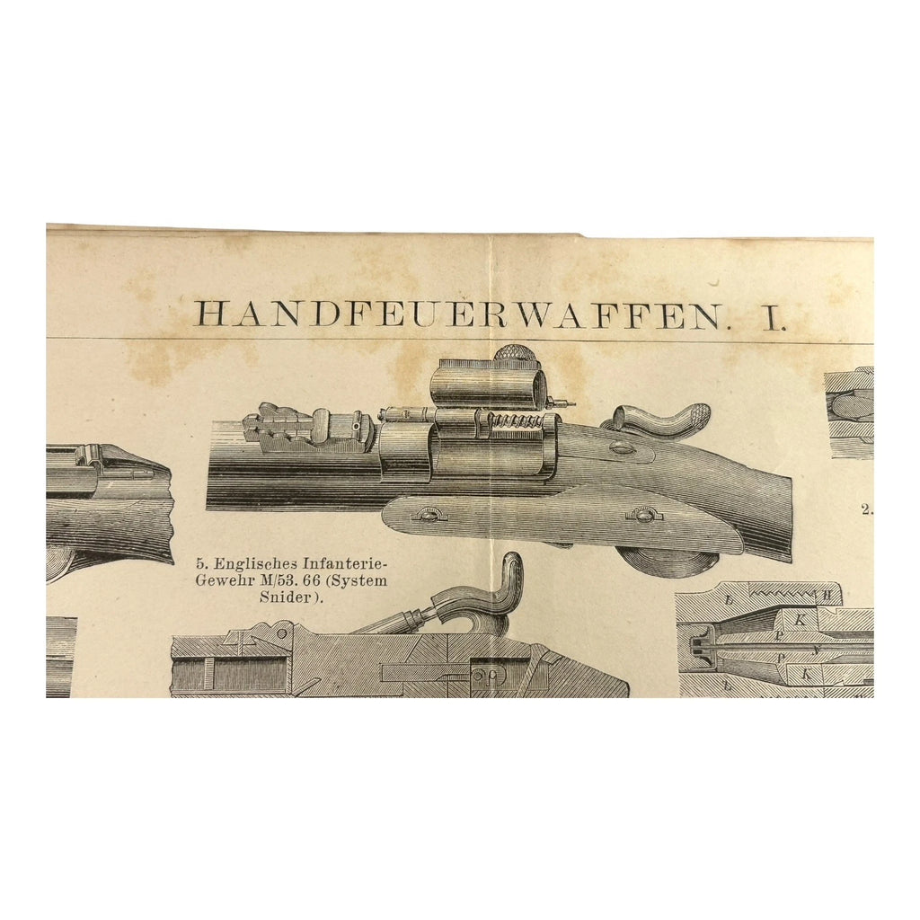 Antique Collection of Austro Hungary German Weapon Cannons Guns Prints