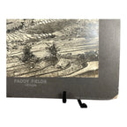 Antique Large Cabinet Card Early Photograph Paddy Fields Ceylon Owned Mike Wolfe