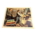 Vintage Western Movie Lobby Card Decision At Sundown 1957 (A)