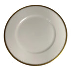 Vintage Set of Two 2 Limoges France Gold Rim Trim Lunch Plates