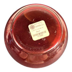 Vintage Lot of 3 Cranberry Glass Bowls Owned by Martha Stewart