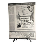 Vintage Movie Press Book Showmans Manual Man In The Saddle 1951