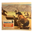 Vintage Western Movie Lobby Card Commanche Station 1960 (D)