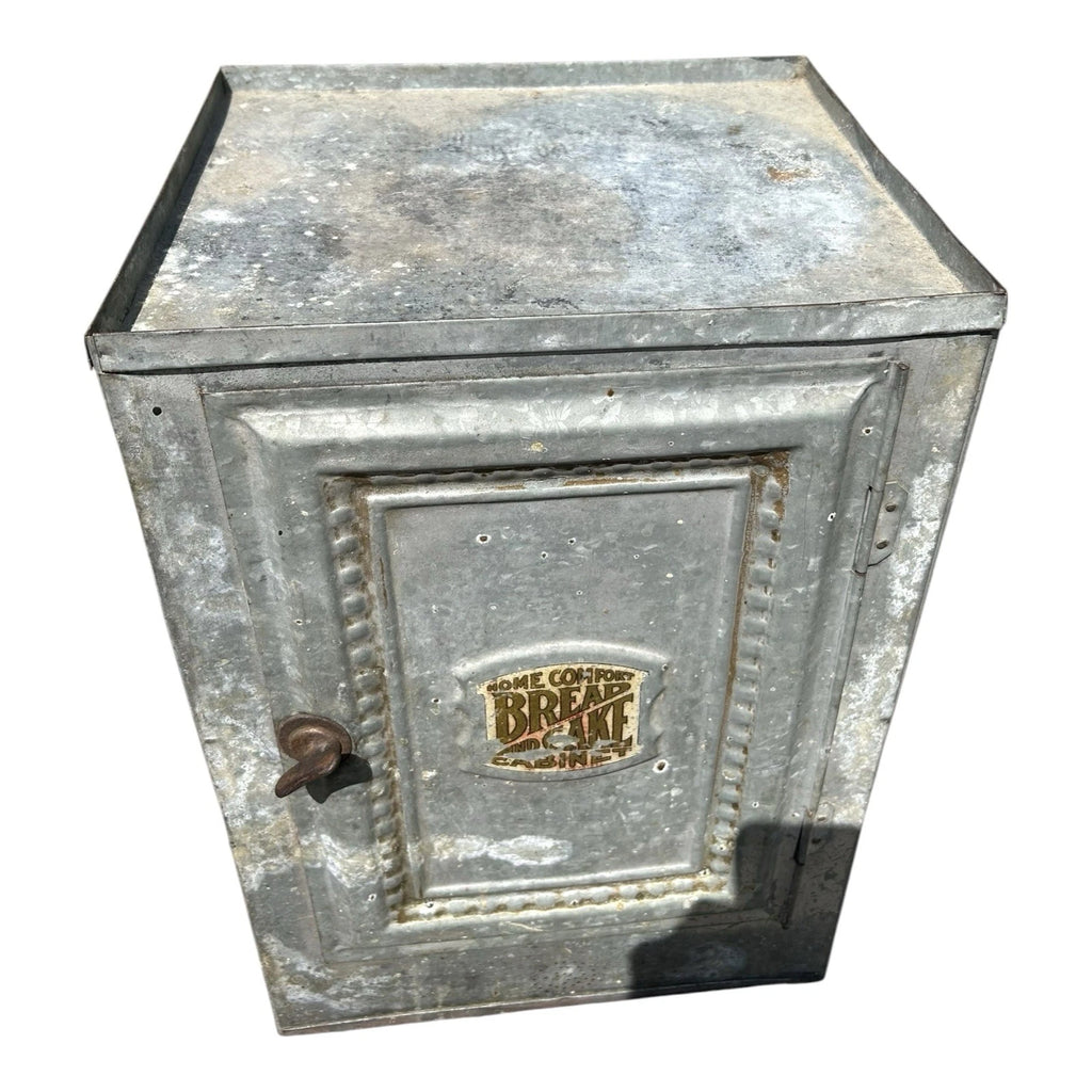 Antique Home Country Comfort Tin Bread & Cake Galvanized Warmer Pie Safe