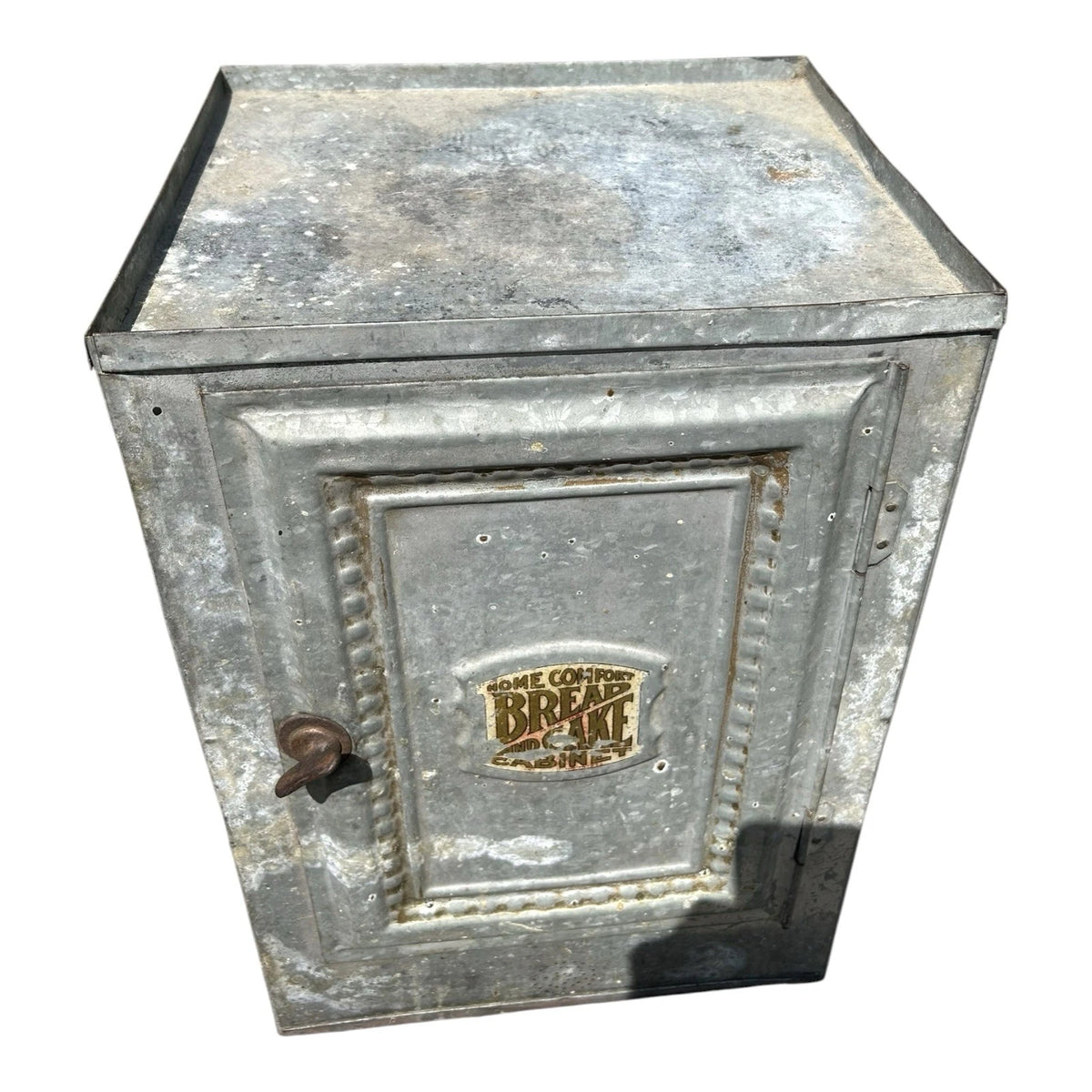 Antique Home Country Comfort Tin Bread & Cake Galvanized Warmer Pie Safe