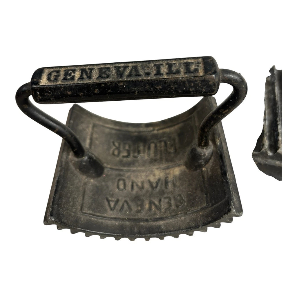 Antique Cast Iron Geneva Hand Fluter Geneva ILL 1866