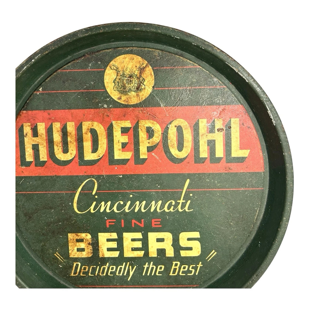 Vintage Hudepohl Cincinnati Fine Beers Serving the Best Serving Tray