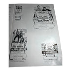 Vintage Movie Press Book Showmans Manual The Badlanders 1958