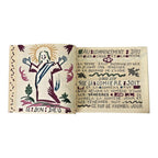 Antique Paul Dumas French Linen Cloth Children's Bible Book Creation Story