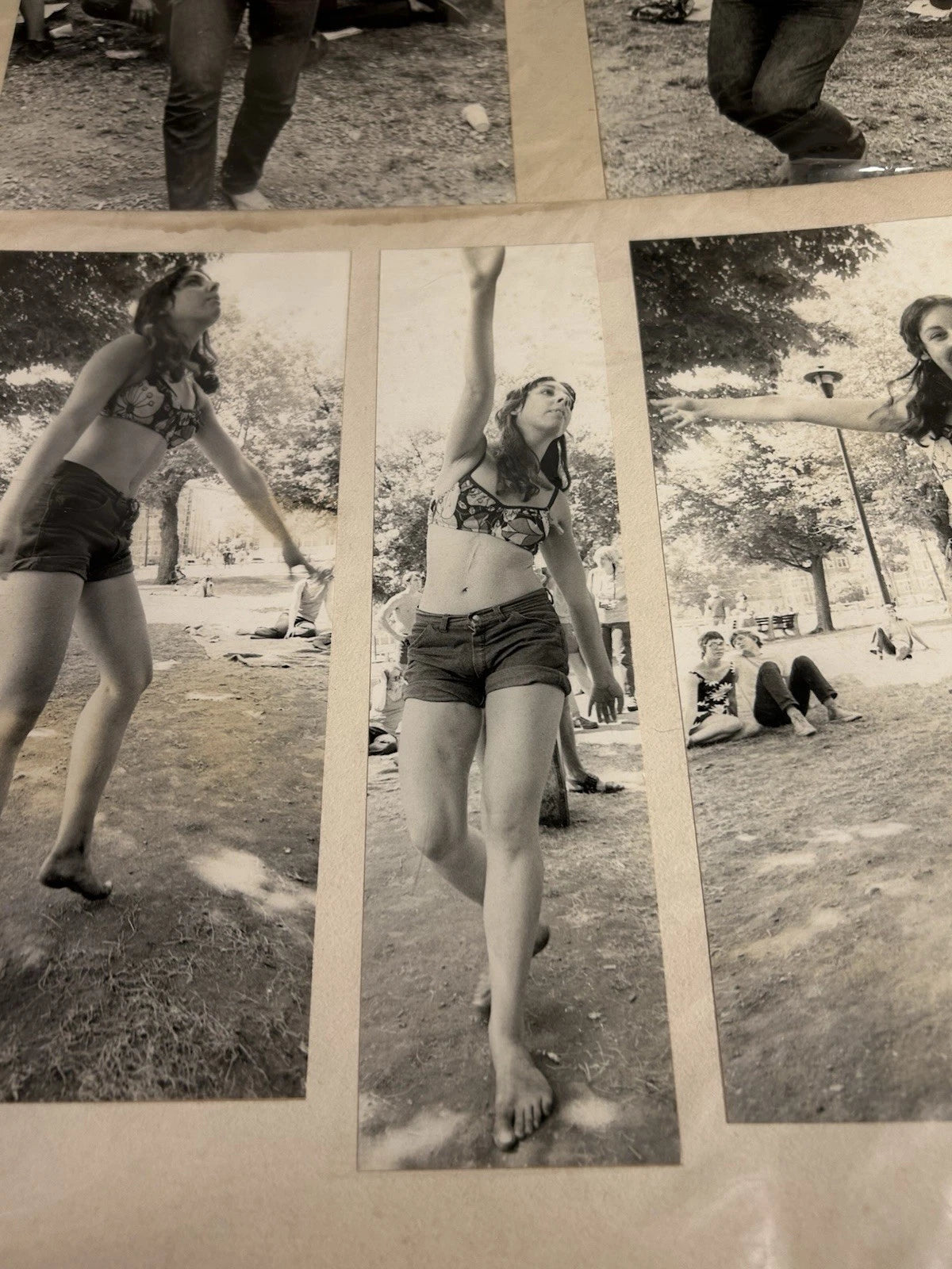 Vintage Collection Lot of 11 Hippie Music Festival Black White Photographs