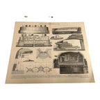 Antique Collection of Austro Hungary German Weapon Cannons Guns Prints