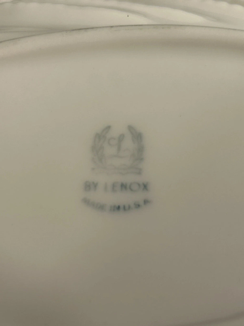 Vintage Lenox Acanthus Leaf Cream Bowl