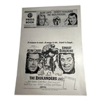 Vintage Movie Press Book Showmans Manual The Badlanders 1958