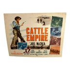 Vintage Western Movie Lobby Card Cattle Empire 1958