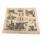 Antique Collection of Austro Hungary German Weapon Cannons Guns Prints