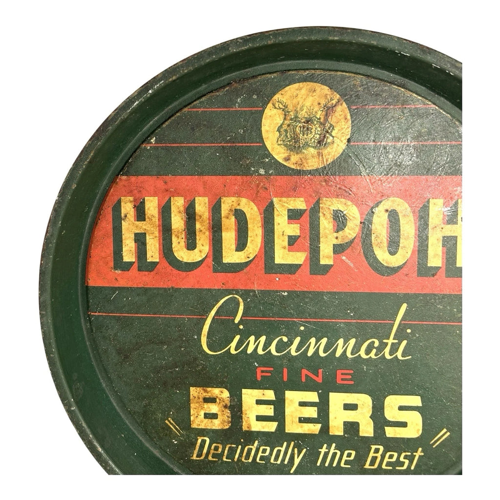 Vintage Hudepohl Cincinnati Fine Beers Serving the Best Serving Tray
