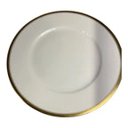 Vintage Set of Two 2 Limoges France Gold Rim Trim Lunch Plates