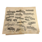 Antique Collection of Austro Hungary German Weapon Cannons Guns Prints