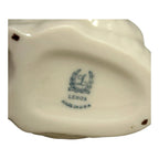 Vintage Lenox Porcelain Swan Trinket Dish with Green Wreath Stamp