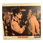 Vintage Western Movie Lobby Card Black Patch 1957