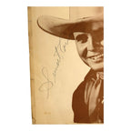 Vintage Signed Photography of Sunset Carson Owned by Mike Wolfe American Pickers