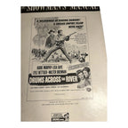Vintage Movie Press Book Showmans Manual Drums Across The River 1954