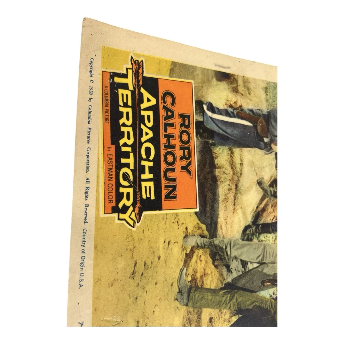 Vintage Western Movie Lobby Card Apache Territory 1958