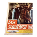 Vintage Western Movie Lobby Card Last Stagecoach West 1957