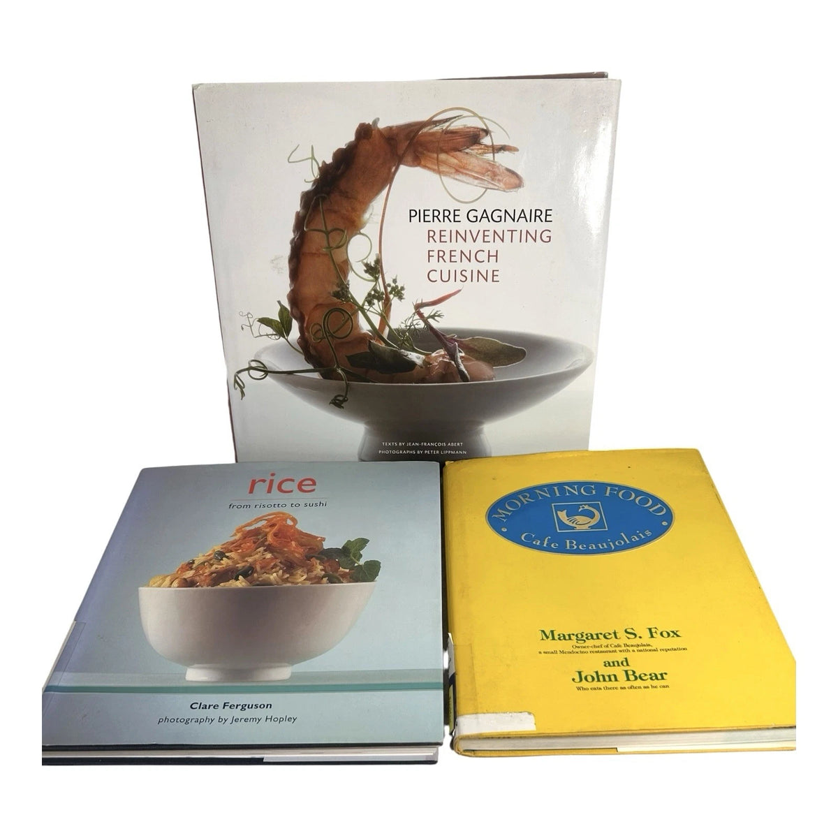 Set of 3 Cook Books Owned by Martha Stewart From Living Show