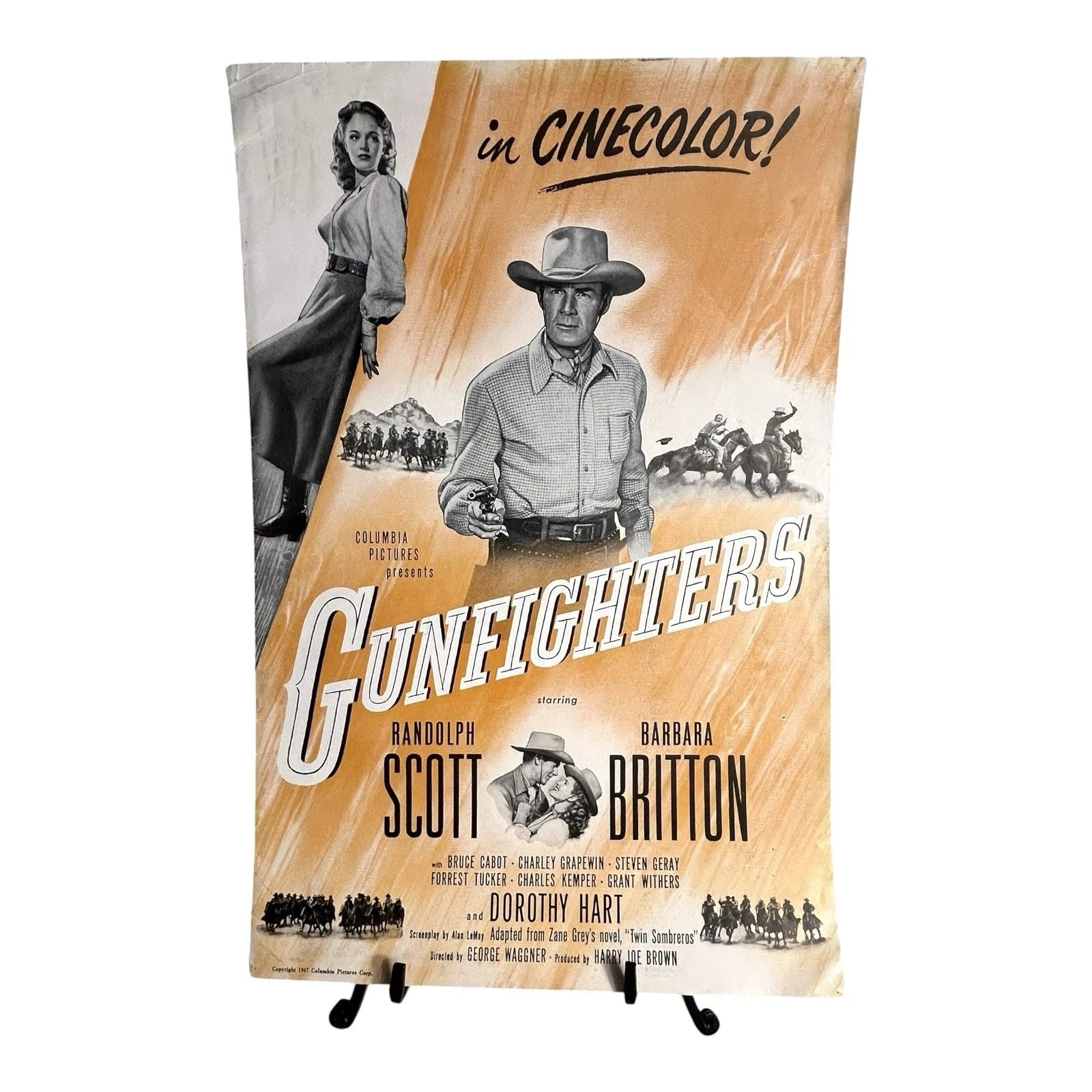 Vintage Movie Press Book Showmans Manual Gunfighters 1947