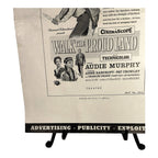 Vintage Movie Press Book Showmans Manual Walk The Proud Land 1956