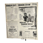 Vintage Movie Press Book Showmans Manual Comanche Station 1960
