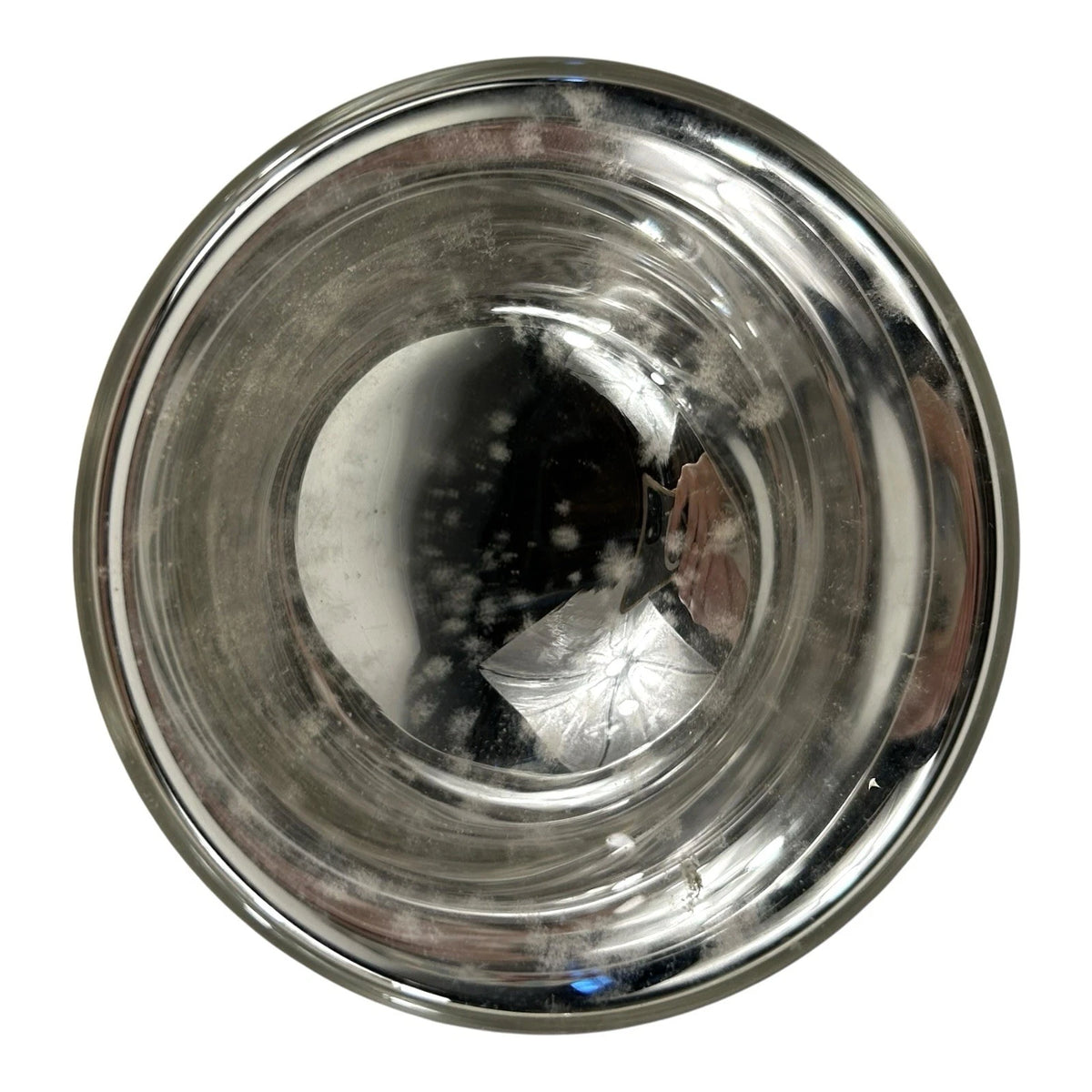 Antique Set of 3 Mercury Glass Dessert Bowls Owned by Martha Stewart
