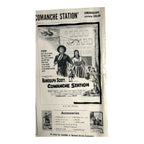 Vintage Movie Press Book Showmans Manual Comanche Station 1960