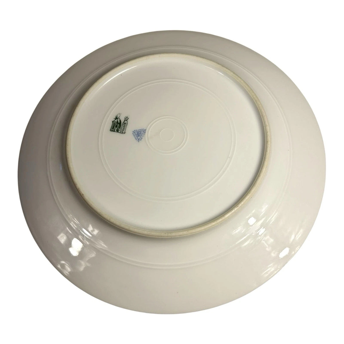Vintage Set of Two 2 Limoges France Gold Rim Trim Lunch Plates