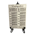 Antique Wedgwood 1907 Calendar Advertising Tile Harvard Stadium