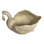 Vintage Lenox Porcelain Swan Trinket Dish with Green Wreath Stamp