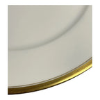 Vintage Set of Two 2 Limoges France Gold Rim Trim Lunch Plates
