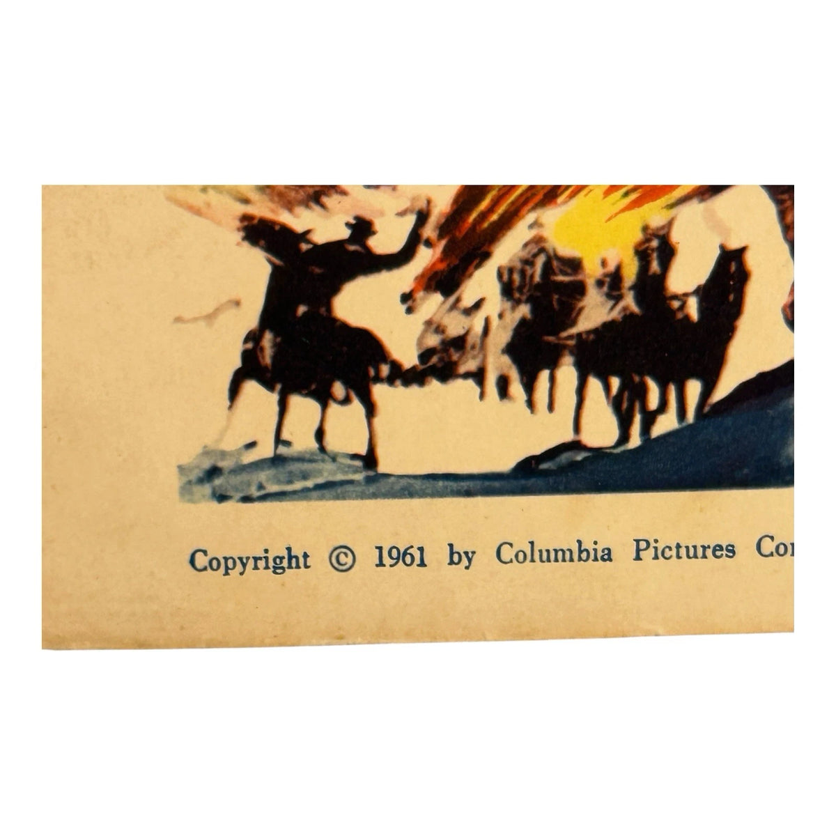 Vintage Western Movie Lobby Card Hangman's Knot 1961