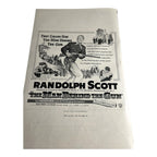 Vintage Movie Press Book Showmans Manual The Man Behind The Gun 1953